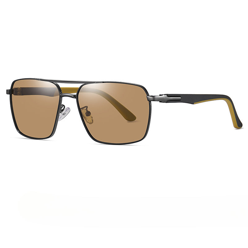 Wholesale Double Beam Box Polarized PC Sunglasses